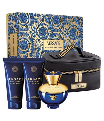 Kit Coffret Versace Dylan Blue Pour Femme Feminino Eau de Parfum